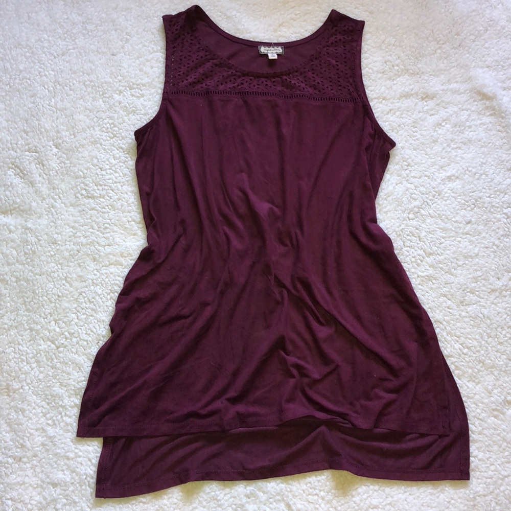 3/$15 Eyeshadow Suede Tank Top